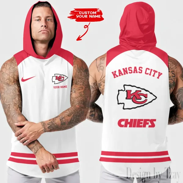 Kansas City Chiefs Sleeveless Pullover Hoodie Trending 2025 AZHTT251