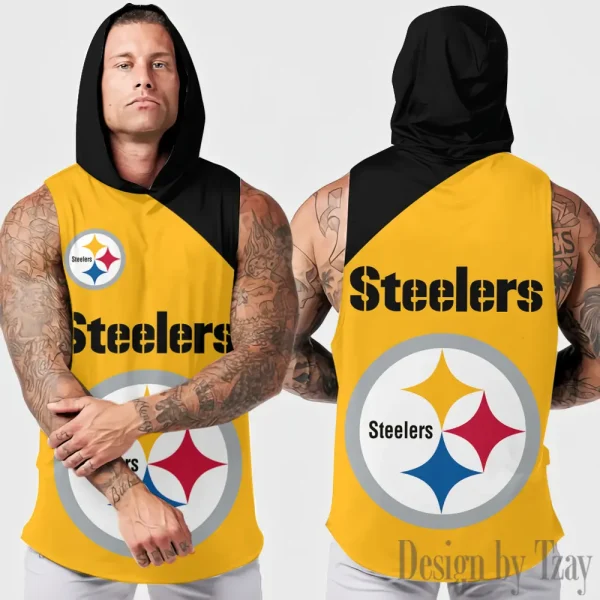 Pittsburgh Steelers Sleeveless Pullover Hoodie Trending 2025 AZHTT276
