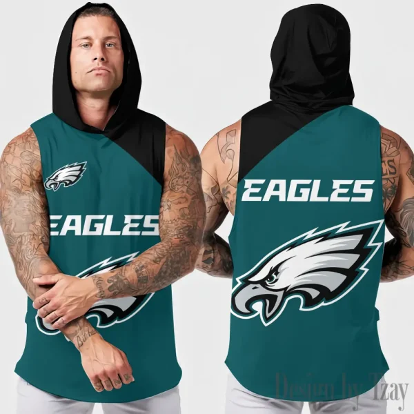 Philadelphia Eagles Sleeveless Pullover Hoodie Trending 2025 AZHTT277