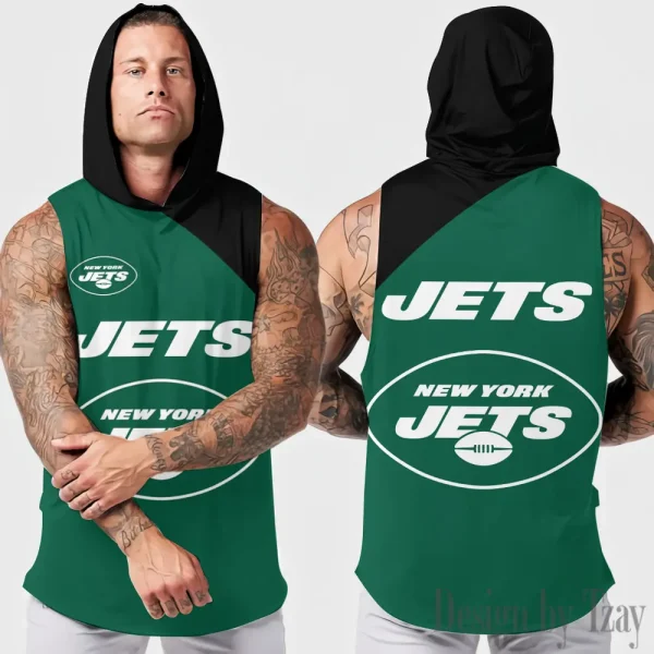 New York Jets Sleeveless Pullover Hoodie Trending 2025 AZHTT278
