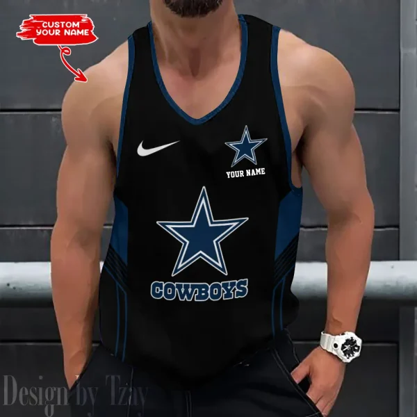 Dallas Cowboys 3D Printed Sleeveless Sport Tank Top Shirt New Style 2025 AZTTS147