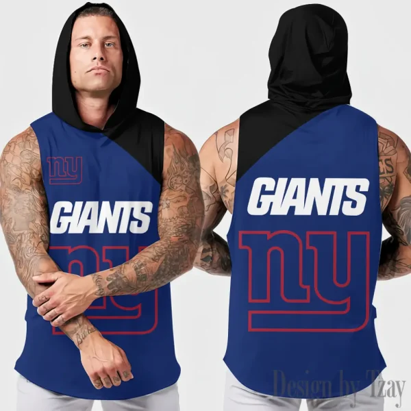 New York Giants Sleeveless Pullover Hoodie Trending 2025 AZHTT279