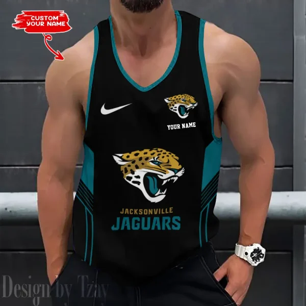 Jacksonville Jaguars 3D Printed Sleeveless Sport Tank Top Shirt New Style 2025 AZTTS153