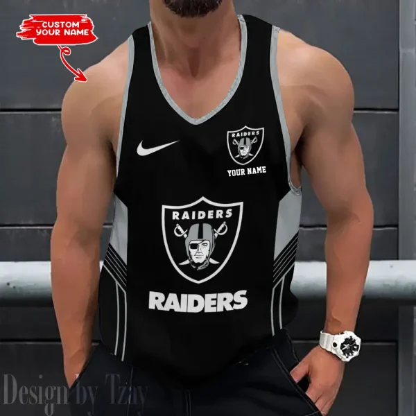 Las Vegas Raiders 3D Printed Sleeveless Sport Tank Top Shirt New Style 2025 AZTTS155