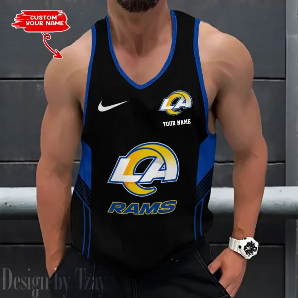 Los Angeles Rams 3D Printed Sleeveless Sport Tank Top Shirt New Style 2025 AZTTS157