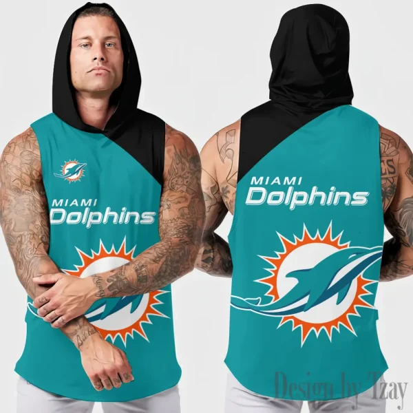 Miami Dolphins Sleeveless Pullover Hoodie Trending 2025 AZHTT283