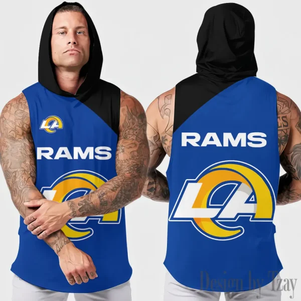 Los Angeles Rams Sleeveless Pullover Hoodie Trending 2025 AZHTT284