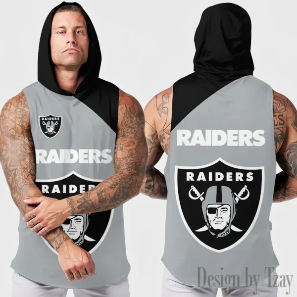 Las Vegas Raiders Sleeveless Pullover Hoodie Trending 2025 AZHTT286