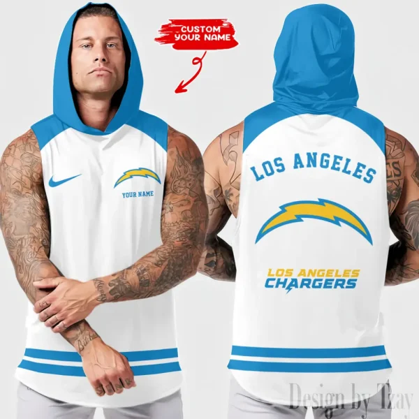 Los Angeles Chargers Sleeveless Pullover Hoodie Trending 2025 AZHTT253