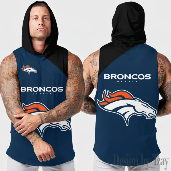 Denver Broncos Sleeveless Pullover Hoodie Trending 2025 AZHTT293