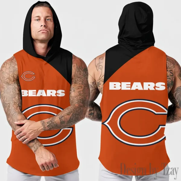 Chicago Bears Sleeveless Pullover Hoodie Trending 2025 AZHTT297