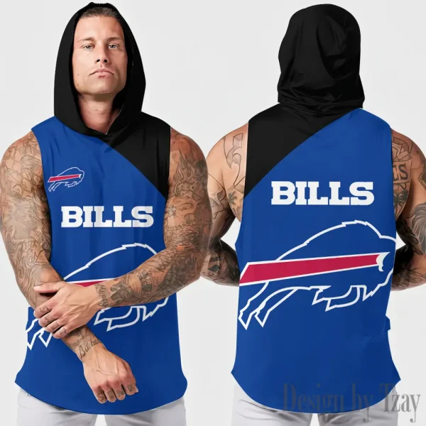 Buffalo Bills Sleeveless Pullover Hoodie Trending 2025 AZHTT299