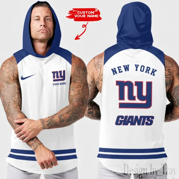 New York Giants Sleeveless Pullover Hoodie Trending 2025 AZHTT259