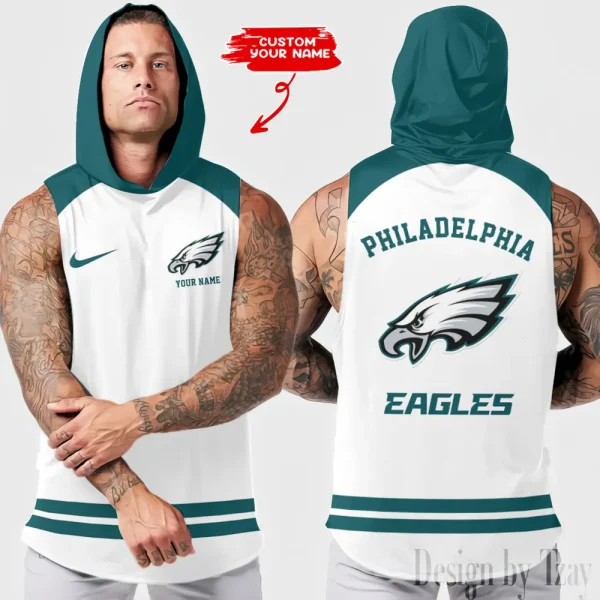 Philadelphia Eagles Sleeveless Pullover Hoodie Trending 2025 AZHTT261