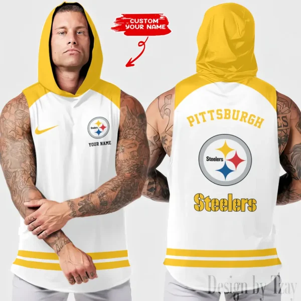 Pittsburgh Steelers Sleeveless Pullover Hoodie Trending 2025 AZHTT262