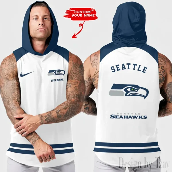 Seattle Seahawks Sleeveless Pullover Hoodie Trending 2025 AZHTT264