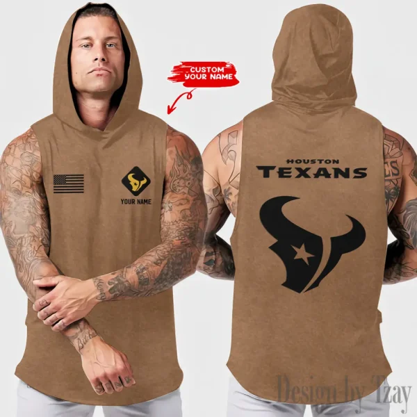 Houston Texans Sleeveless Pullover Hoodie Trending 2025 AZHTT304