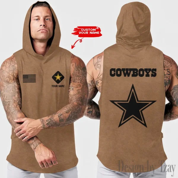 Dallas Cowboys Sleeveless Pullover Hoodie Trending 2025 AZHTT308