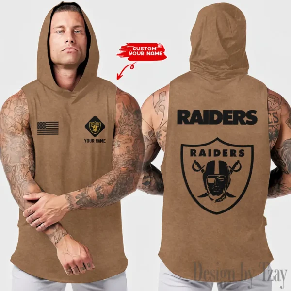Las Vegas Raiders Sleeveless Pullover Hoodie Trending 2025 AZHTT312