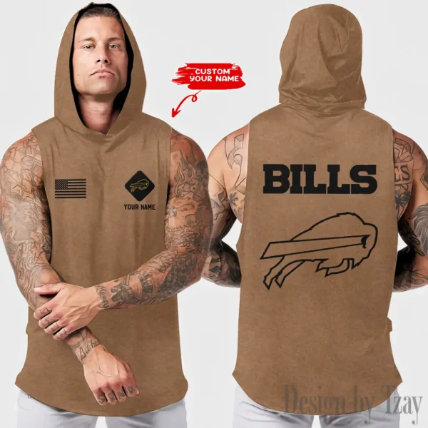 Buffalo Bills Sleeveless Pullover Hoodie Trending 2025 AZHTT318