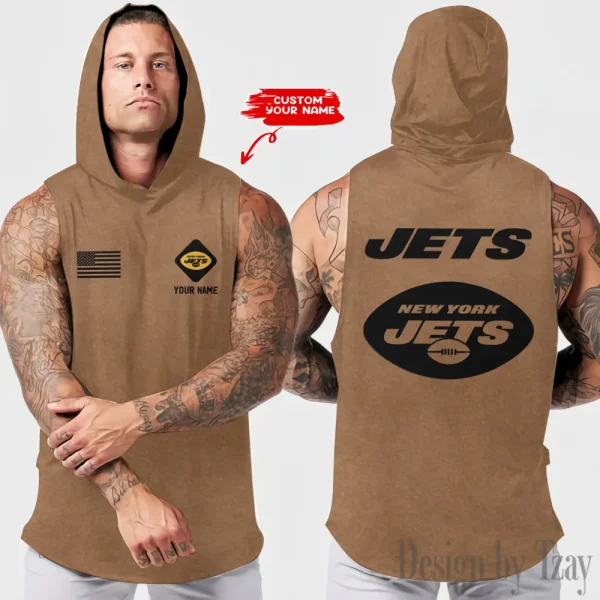 New York Jets Sleeveless Pullover Hoodie Trending 2025 AZHTT327