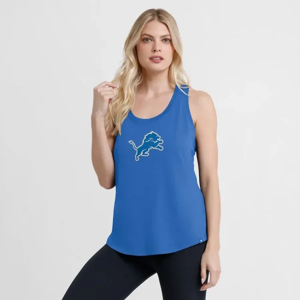 Detroit Lions Fanatics Women's Iron Fan Tank Top - Image 3