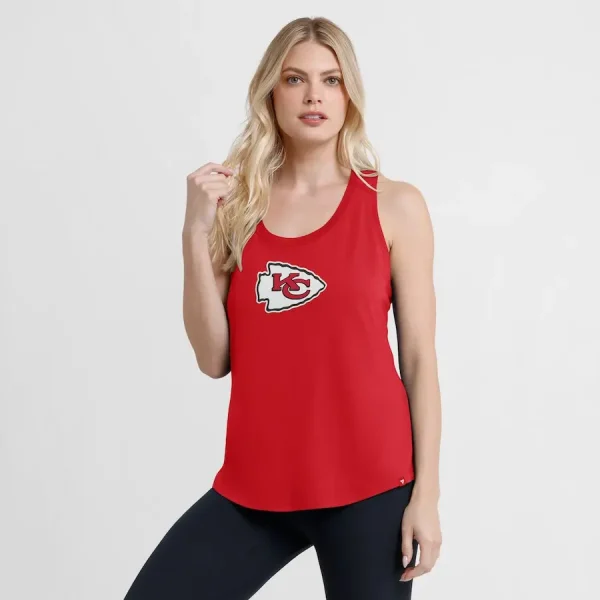 Kansas City Chiefs Fanatics Women's Iron Fan Tank Top - Image 3