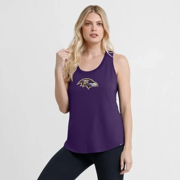 Baltimore Ravens Fanatics Women's Iron Fan Tank Top - Image 3