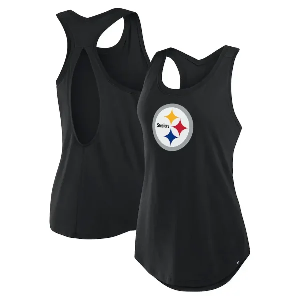 Pittsburgh Steelers Fanatics Women's Iron Fan Tank Top