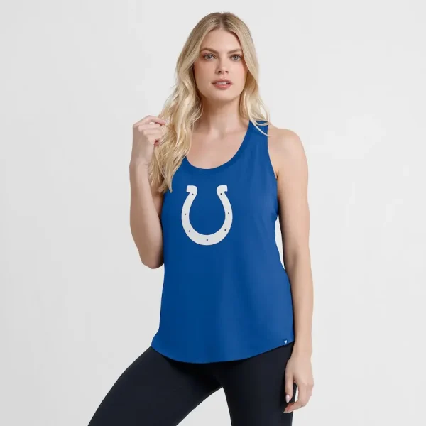 Indianapolis Colts Fanatics Women's Iron Fan Tank Top - Image 3