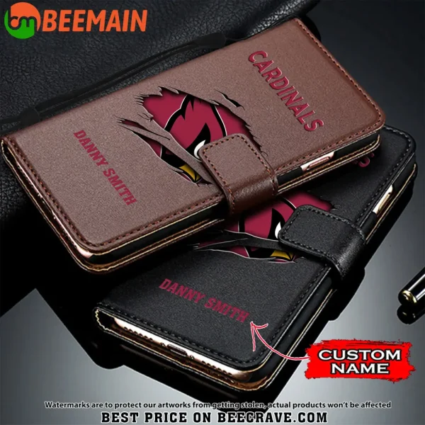 Arizona Cardinals Leather Wallet Phone Case SPTLWPC001 - Image 3