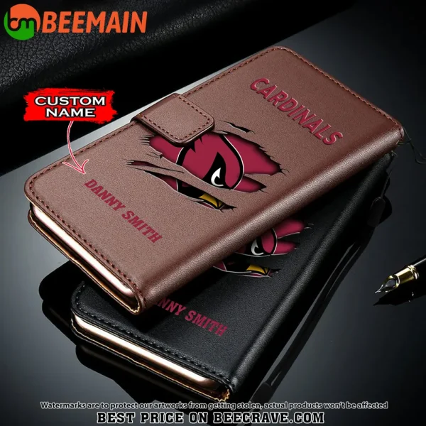 Arizona Cardinals Leather Wallet Phone Case SPTLWPC001