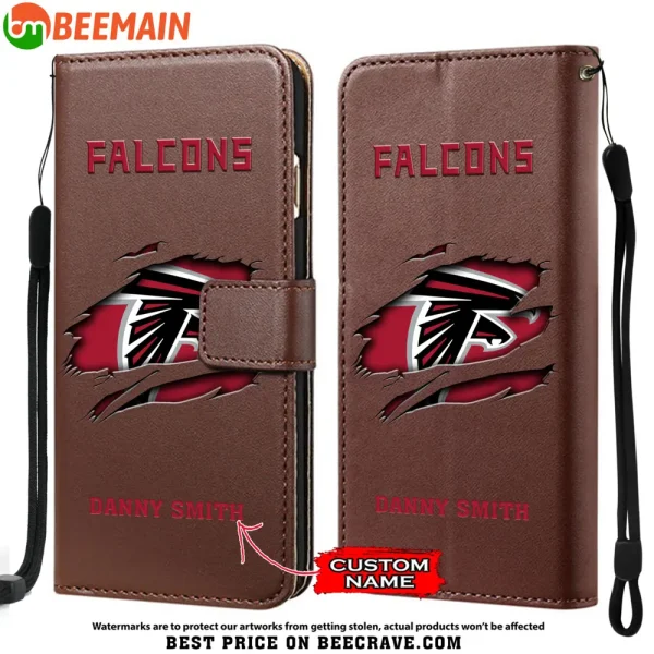 Atlanta Falcons Leather Wallet Phone Case SPTLWPC002 - Image 5