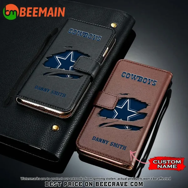 Dallas Cowboys Leather Wallet Phone Case SPTLWPC009 - Image 2