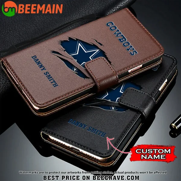 Dallas Cowboys Leather Wallet Phone Case SPTLWPC009 - Image 3