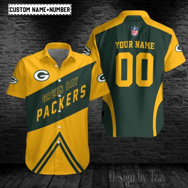 Green Bay Packers Button Shirt Trending 2025   98S038