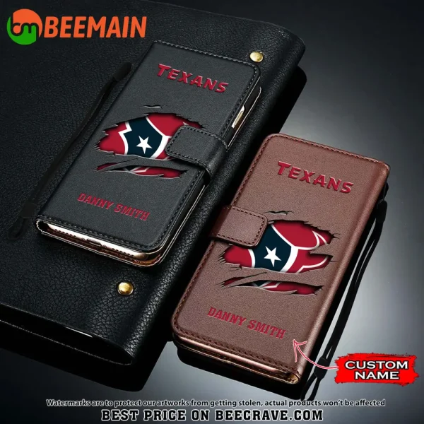 Houston Texans Leather Wallet Phone Case SPTLWPC013 - Image 2