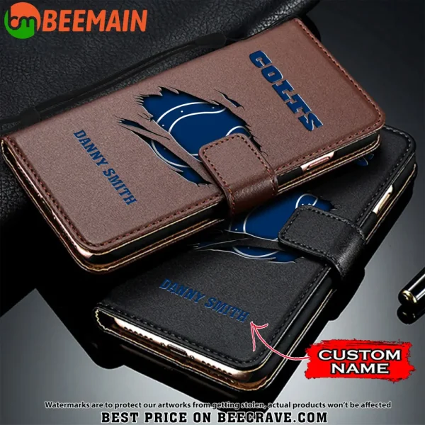 Indianapolis Colts Leather Wallet Phone Case SPTLWPC014 - Image 2
