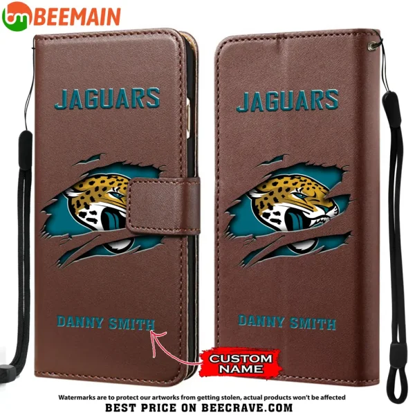 Jacksonville Jaguars Leather Wallet Phone Case SPTLWPC015 - Image 5