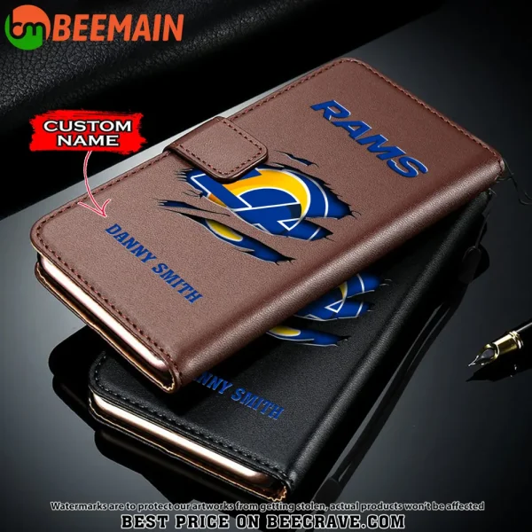 Los Angeles Rams Leather Wallet Phone Case SPTLWPC019