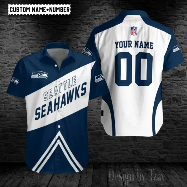 Seattle Seahawks Button Shirt Trending 2025   98S055