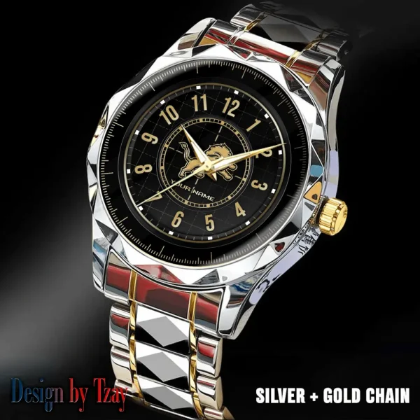 Detroit Lions Luxury Diamond Men Wristwatch Trending 2025 SPTDMW140 - Image 2