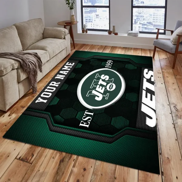 New York Jets Living Room Carpet Rug - Image 2