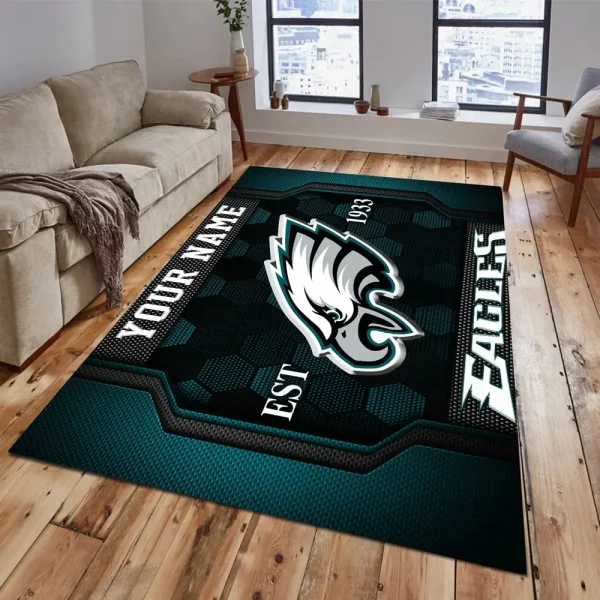 Philadelphia Eagles Living Room Carpet Rug - Image 2