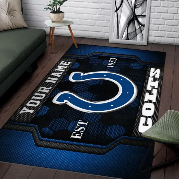 Indianapolis Colts Living Room Carpet Rug