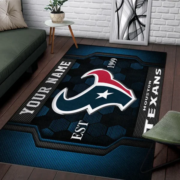 Houston Texans Living Room Carpet Rug