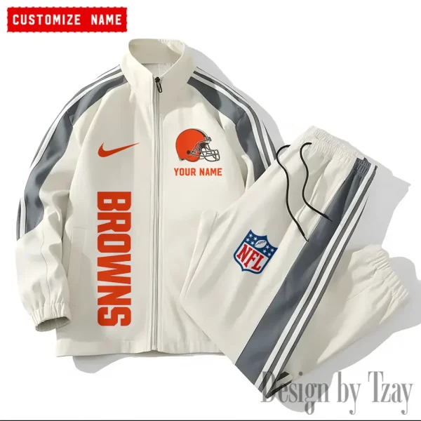 Cleveland Browns NFL 2 Piece Casual Athletic Jogging Warm Up S9VSS2PS399 - Image 3