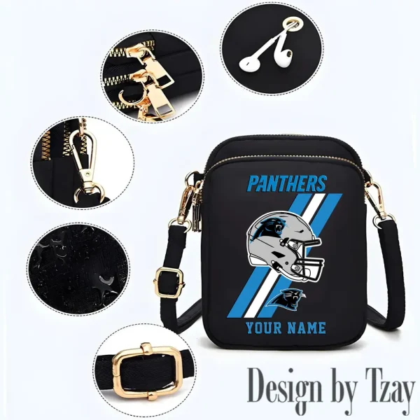 Carolina Panthers New Style 2025 Ladies Crossbody Bag With Adjustable Strap S9CBB395 - Image 3