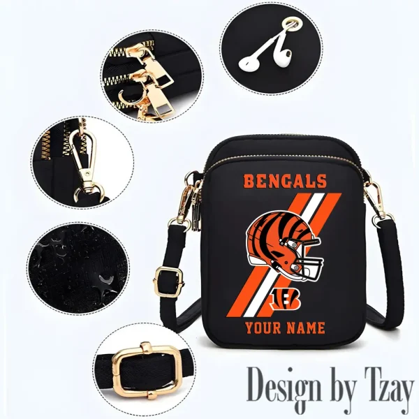 Cincinnati Bengals New Style 2025 Ladies Crossbody Bag With Adjustable Strap S9CBB397 - Image 2