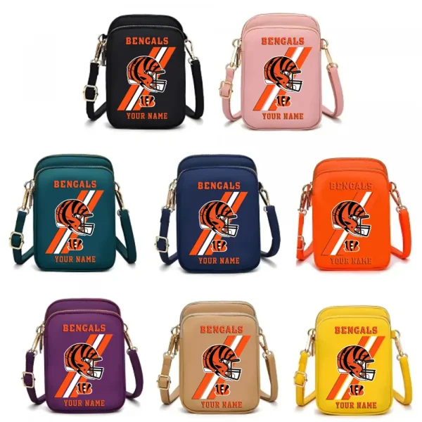 Cincinnati Bengals New Style 2025 Ladies Crossbody Bag With Adjustable Strap S9CBB397 - Image 3